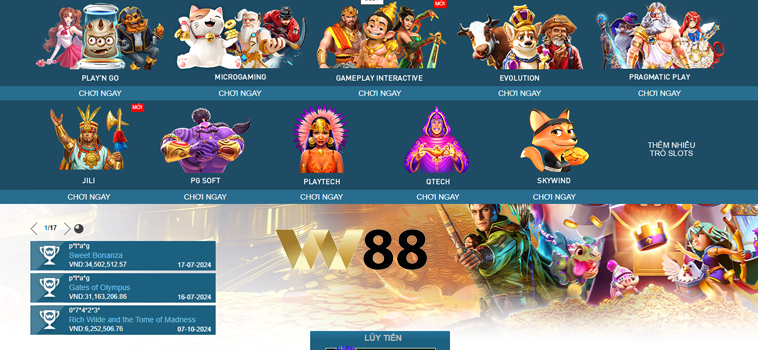 Khám Phá Bí Mật Top 5 Slot Hot Nhất Tại W88